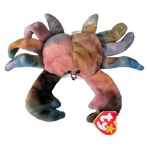 Vintage 1996 "Claude" The Crab Ty Beanie Baby Stuffed Animal